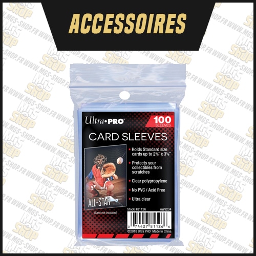 Ultra Pro Protège-cartes Sleeves x100