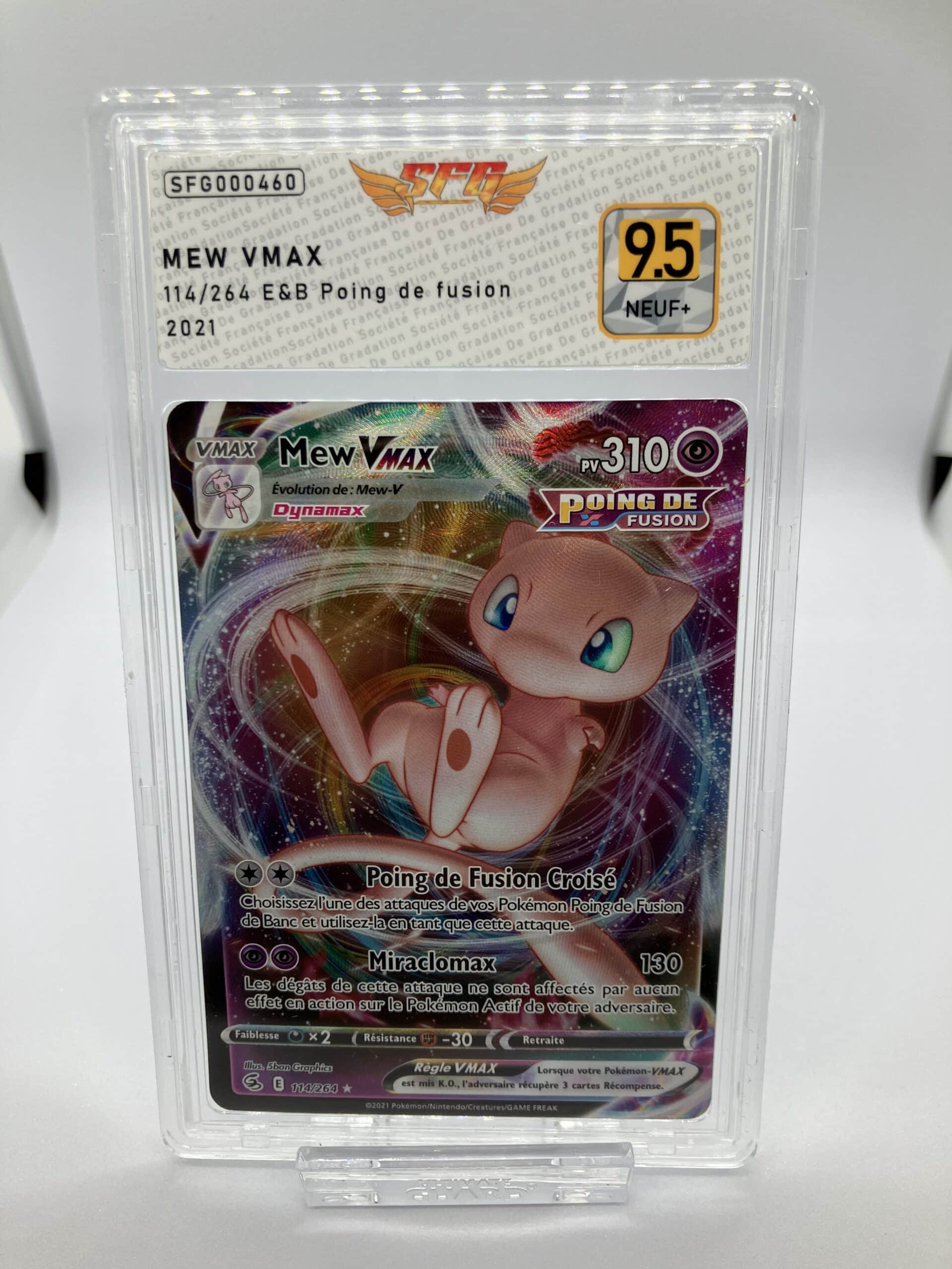 Pokemon Mew VMAX 114/264 Ultra Rare EB08 Epee et Bouclier Poing de Fusion  VF Fra