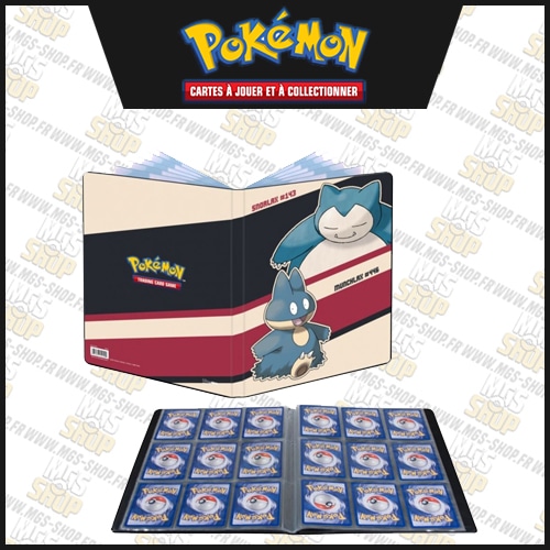 Ultra Pro - Portfolio 9 cases Pokémon - Ronflex & Goinfrex