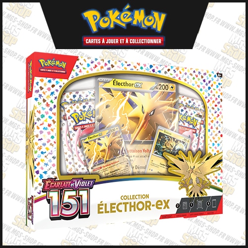 POKEMON Coffret cartes Pokémon Collection Electhor-Ex 151 pas cher 