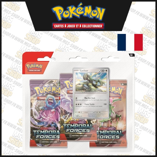 Pokémon JCC - Set de 3 Pokébox EV4.5 Destinées de Paldea (Dracaufeu,  Fort-Ivoire, Roue-de-Fer) *FR*