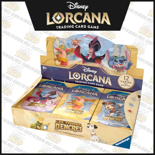 Disney Lorcana : Les Terres d'Encres - Boite 24 boosters - Français *En  magasin uniquement*