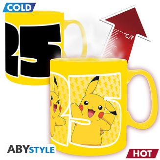 POKEMON - Mug Heat Change - Pikachu 25ans (460ml)