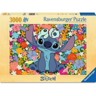 Disney Stitch - Puzzle - Stitch en fleurs