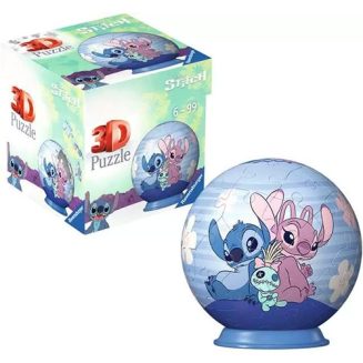 Disney Stitch - Puzzle 3D - Ball Stitch & Angel
