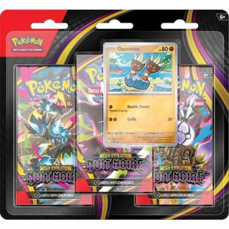 [PRECOMMANDE] Pokémon – Tripack Nuit Noire ME05 🇫🇷